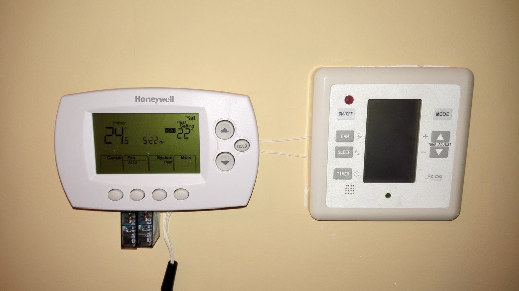 Instalación de un termostato americano Aire acondicionado Temas